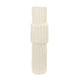 VASE NGBO XL RIBBED CERAMICS CREAM 75